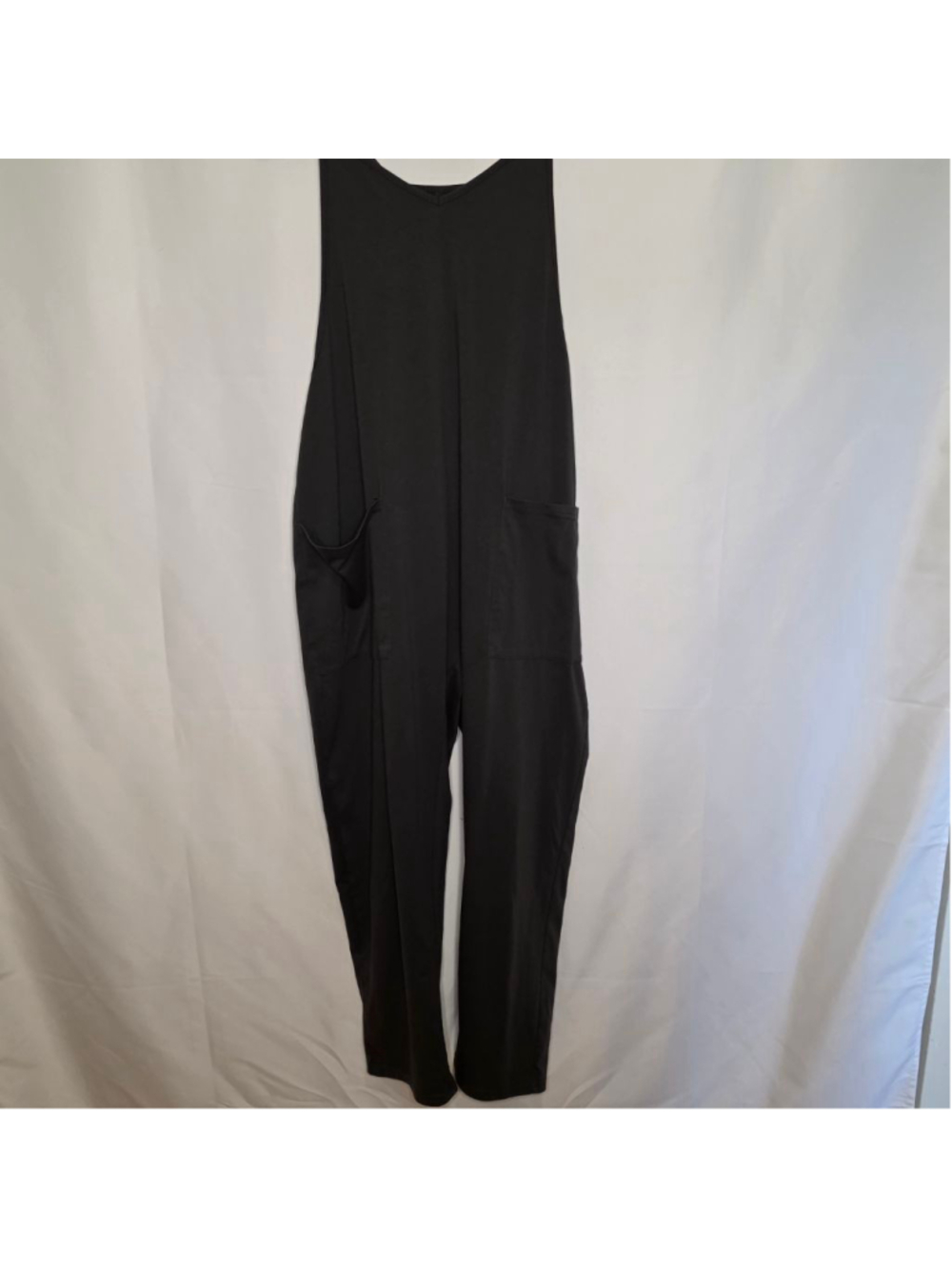 Women's Unbranded Black Sleeveless Jumpsuit Small